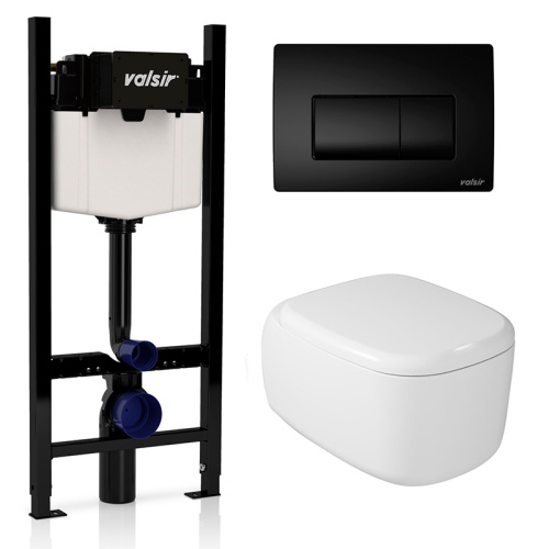 Комплект инсталляции с клавишей VALSIR KIT VSBM 7813 Slim P1
